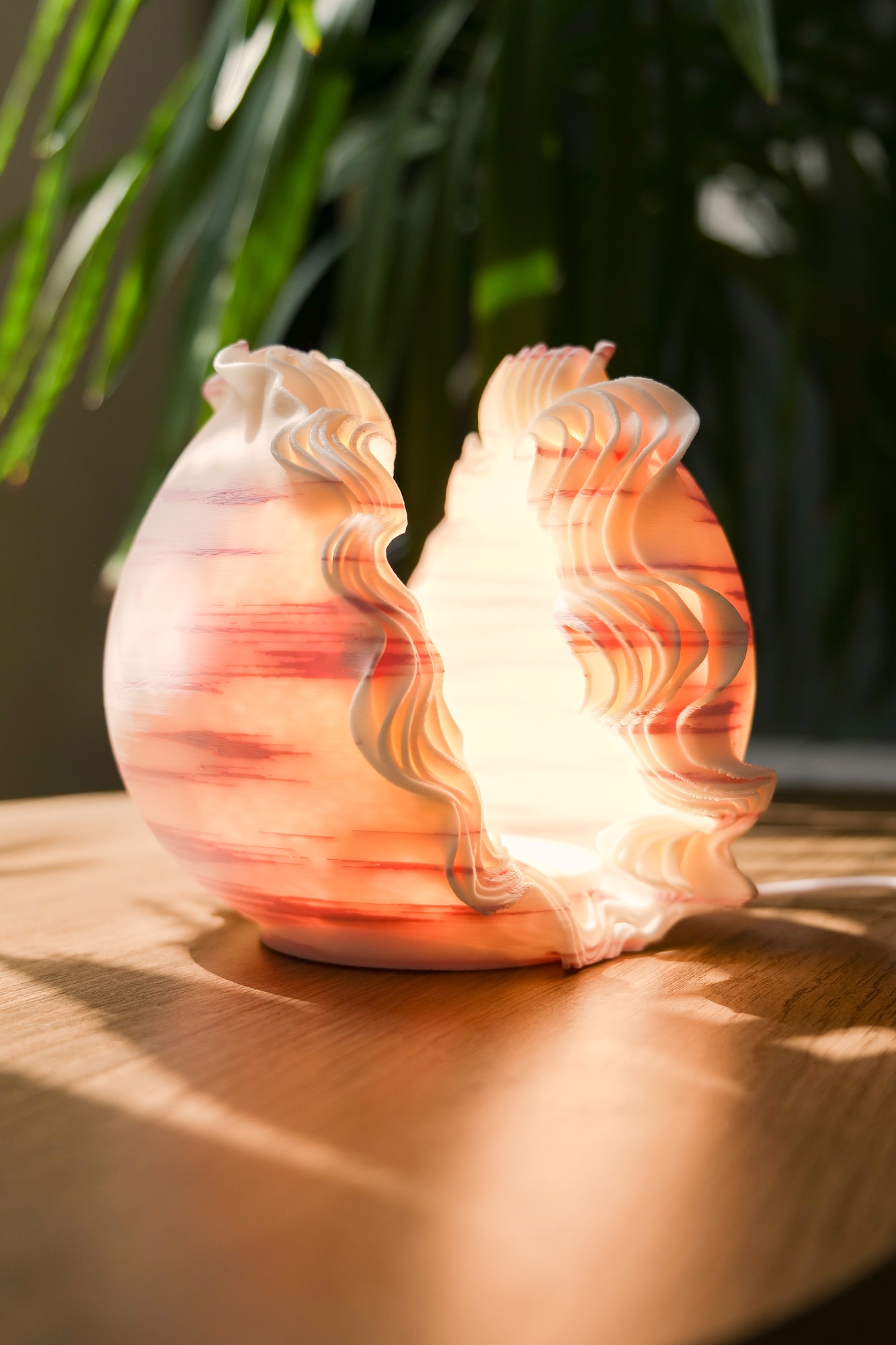 Ozean Muschelskulptur LED-Lampe