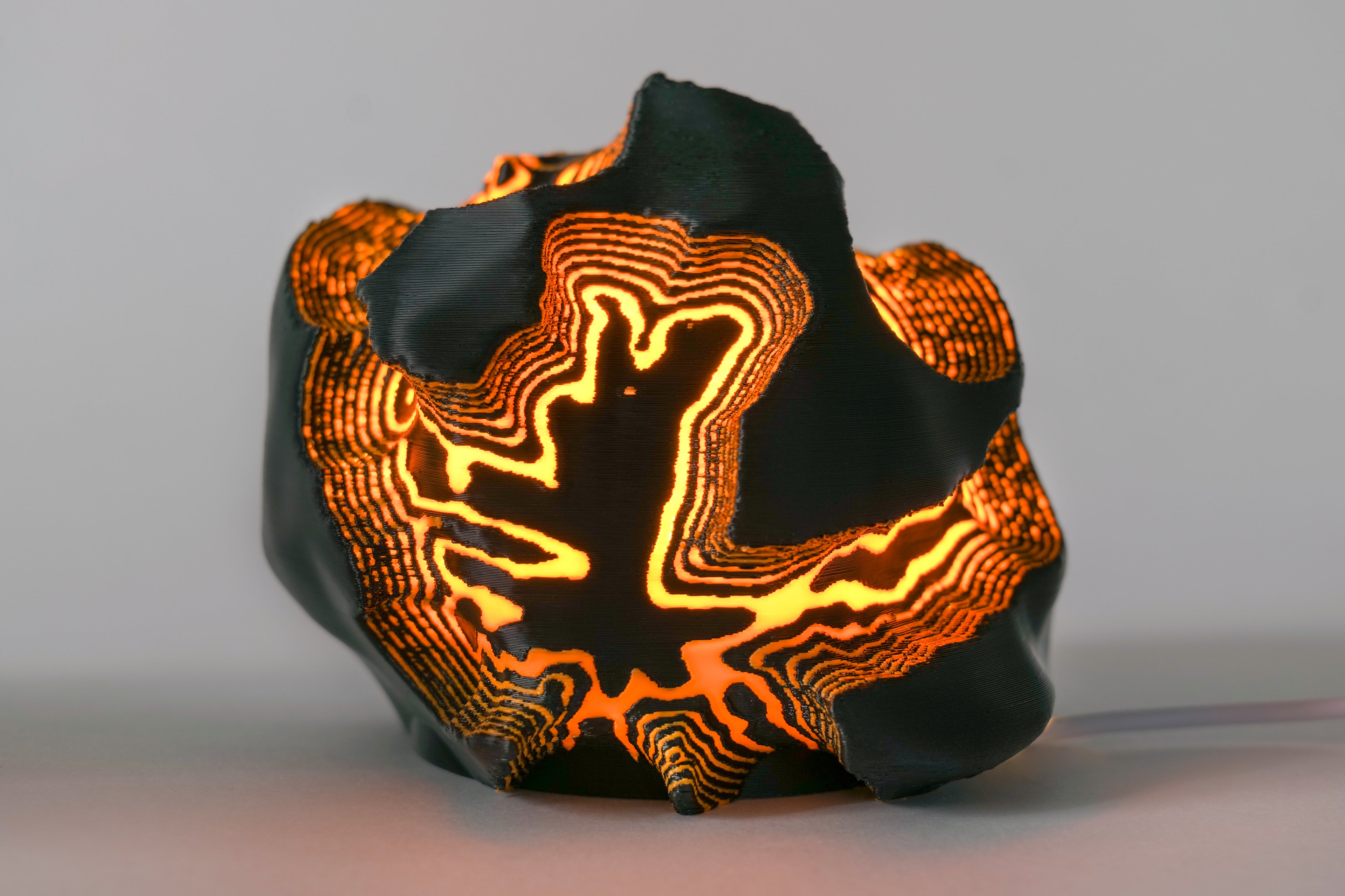 Feuer Skulptur LED Lampe