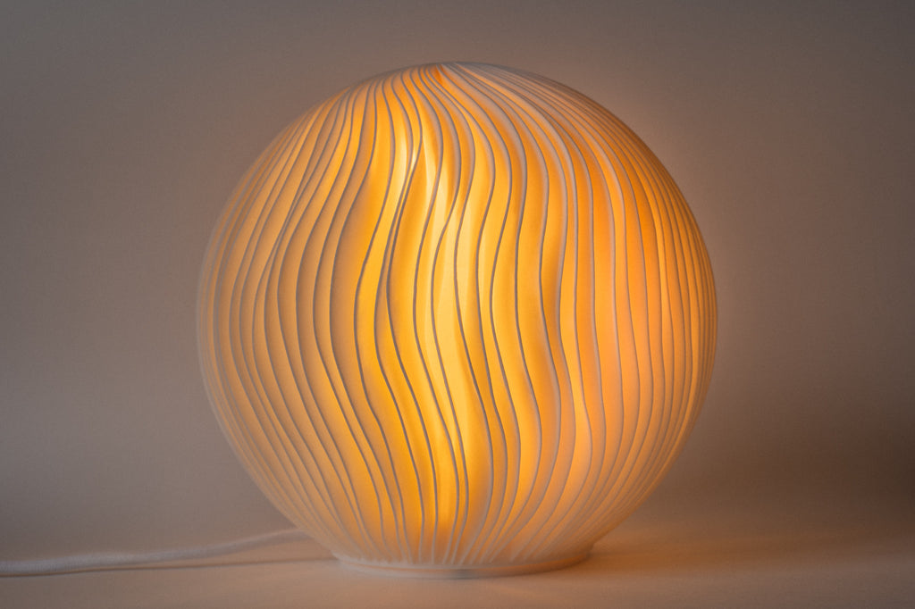 Wind Skulptur Lampe