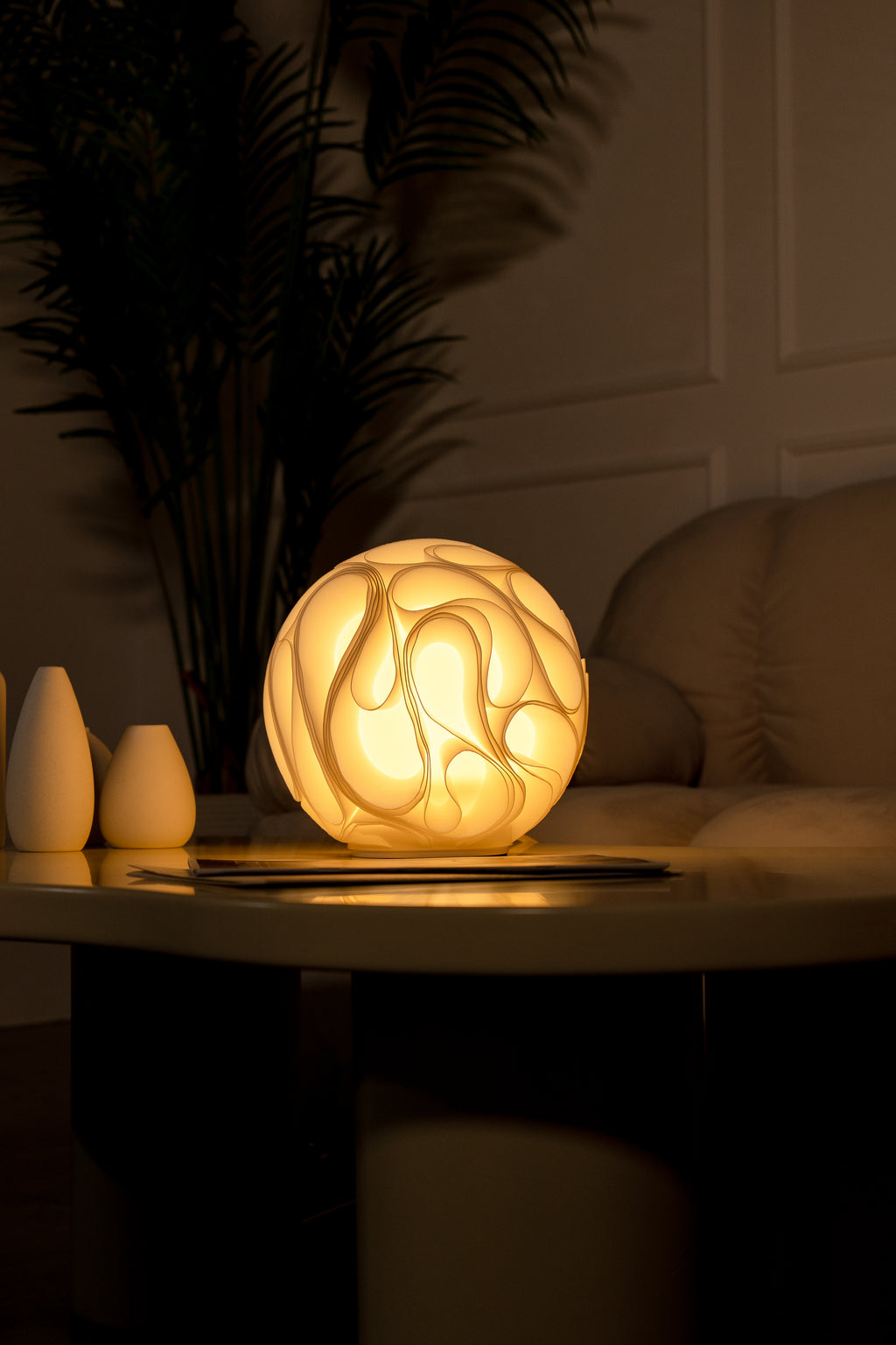 Schwerkraft Skulptur Lampe