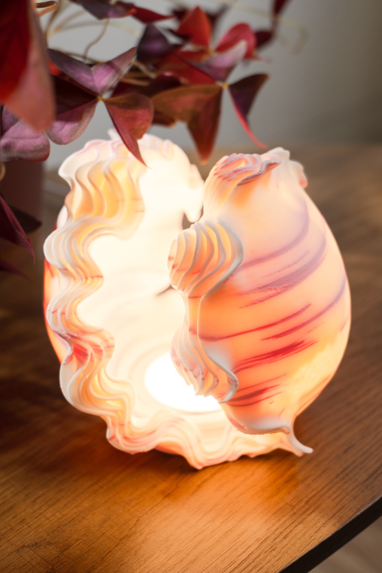 Ozean Muschelskulptur LED-Lampe