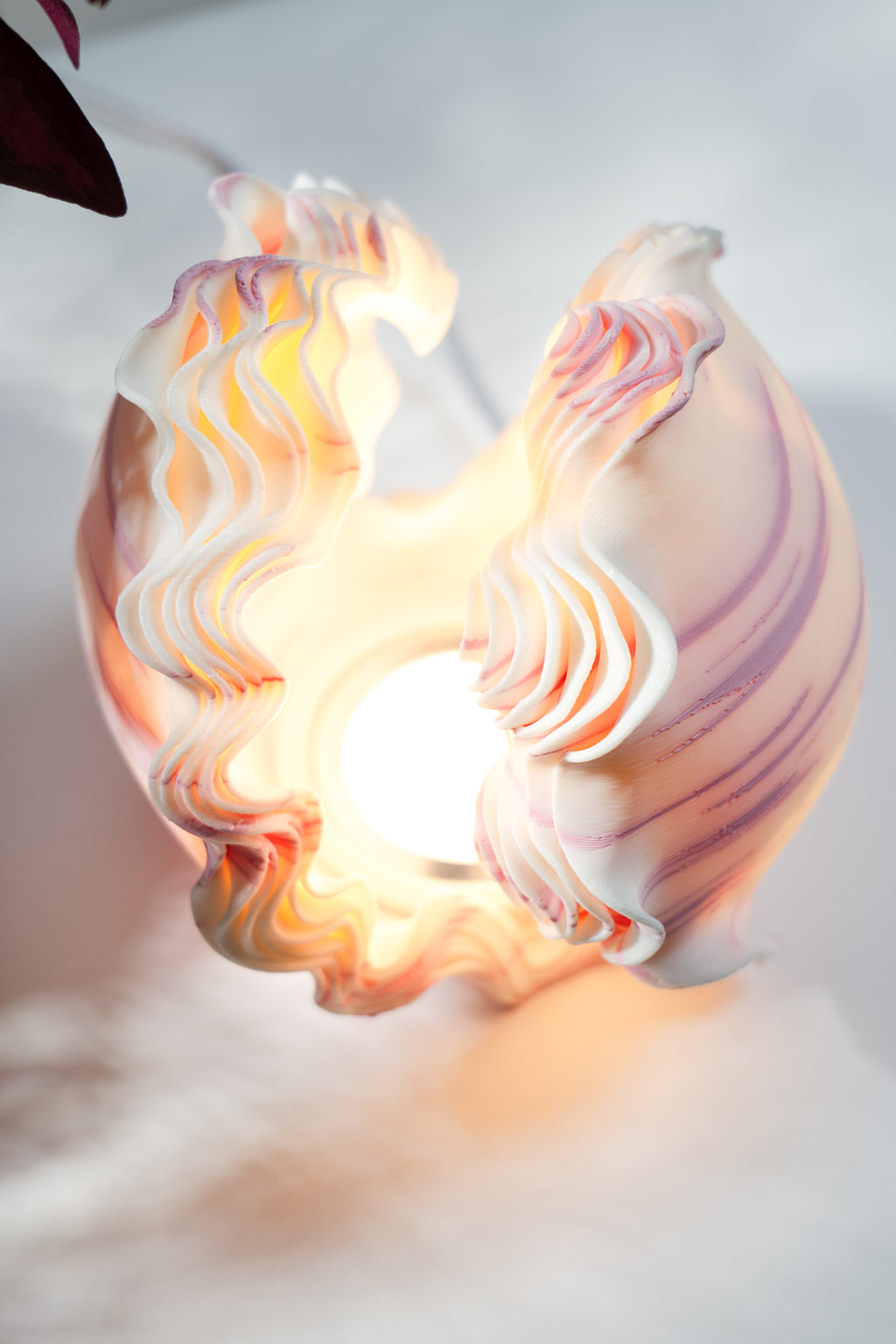 Ozean Muschelskulptur LED-Lampe