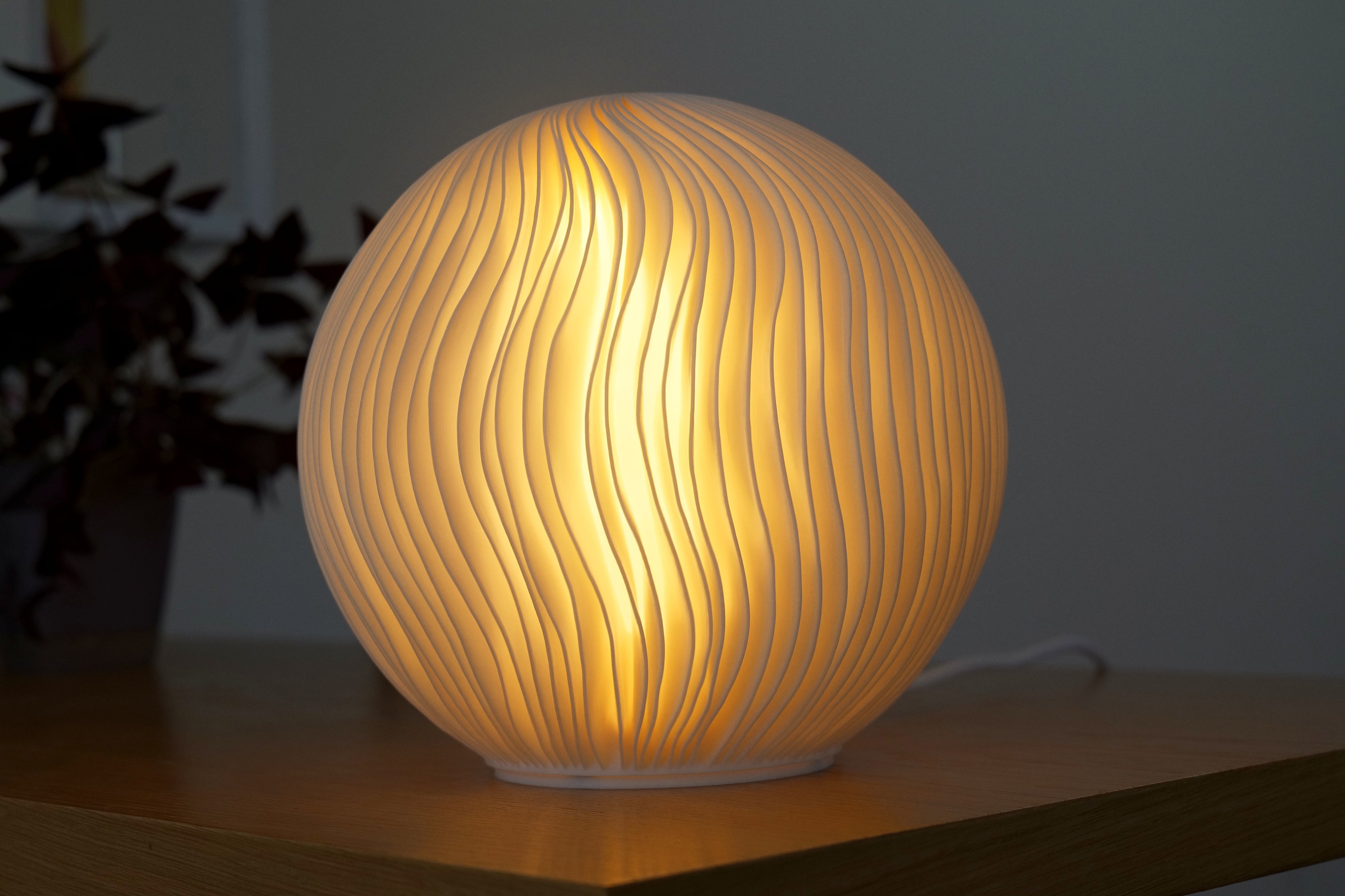 Wind Skulptur Lampe