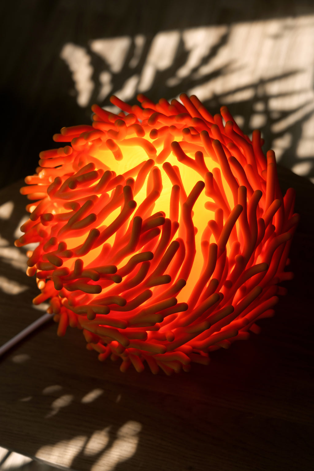 Korallen Skulpture Lampe