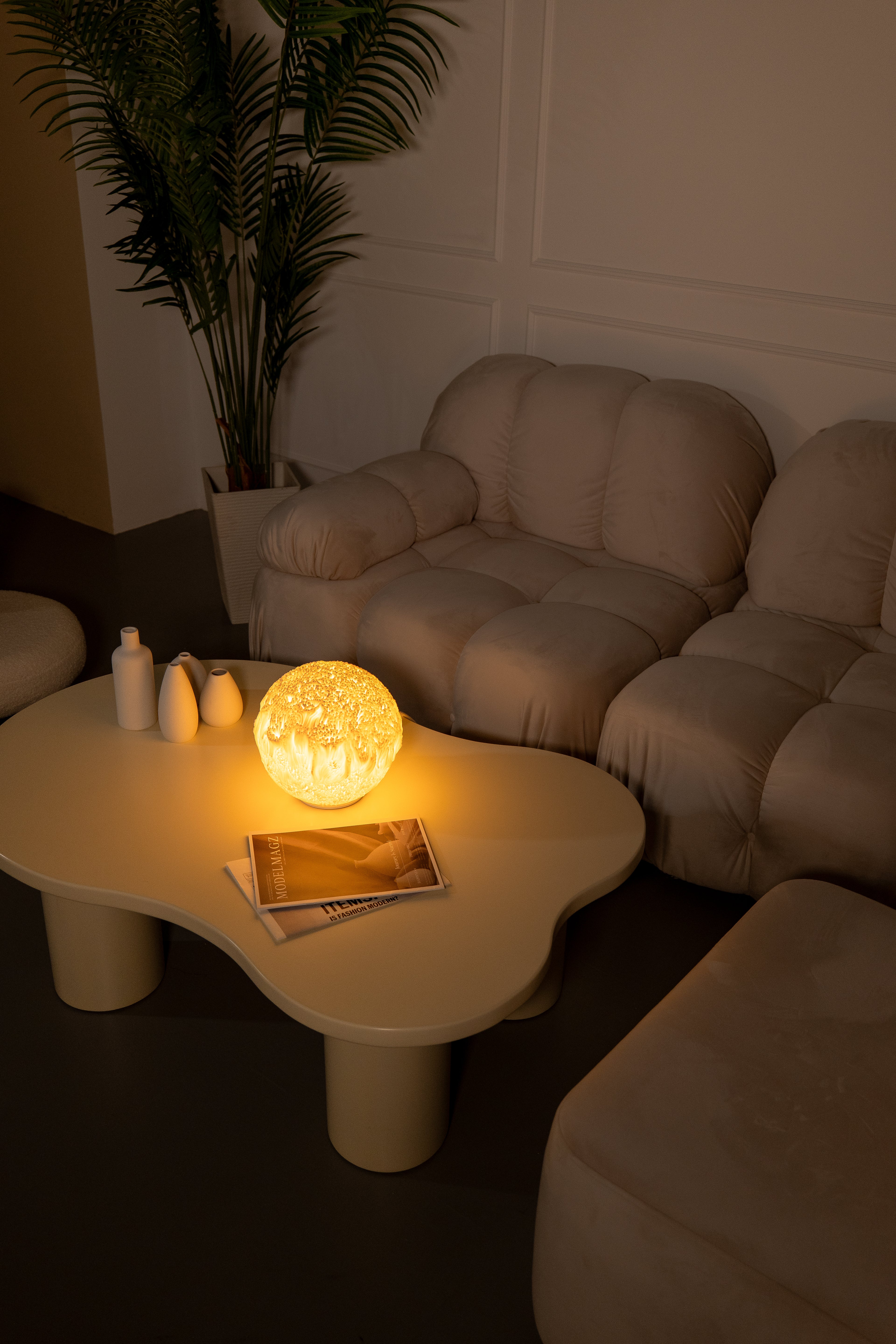 Riffskulptur Lampe