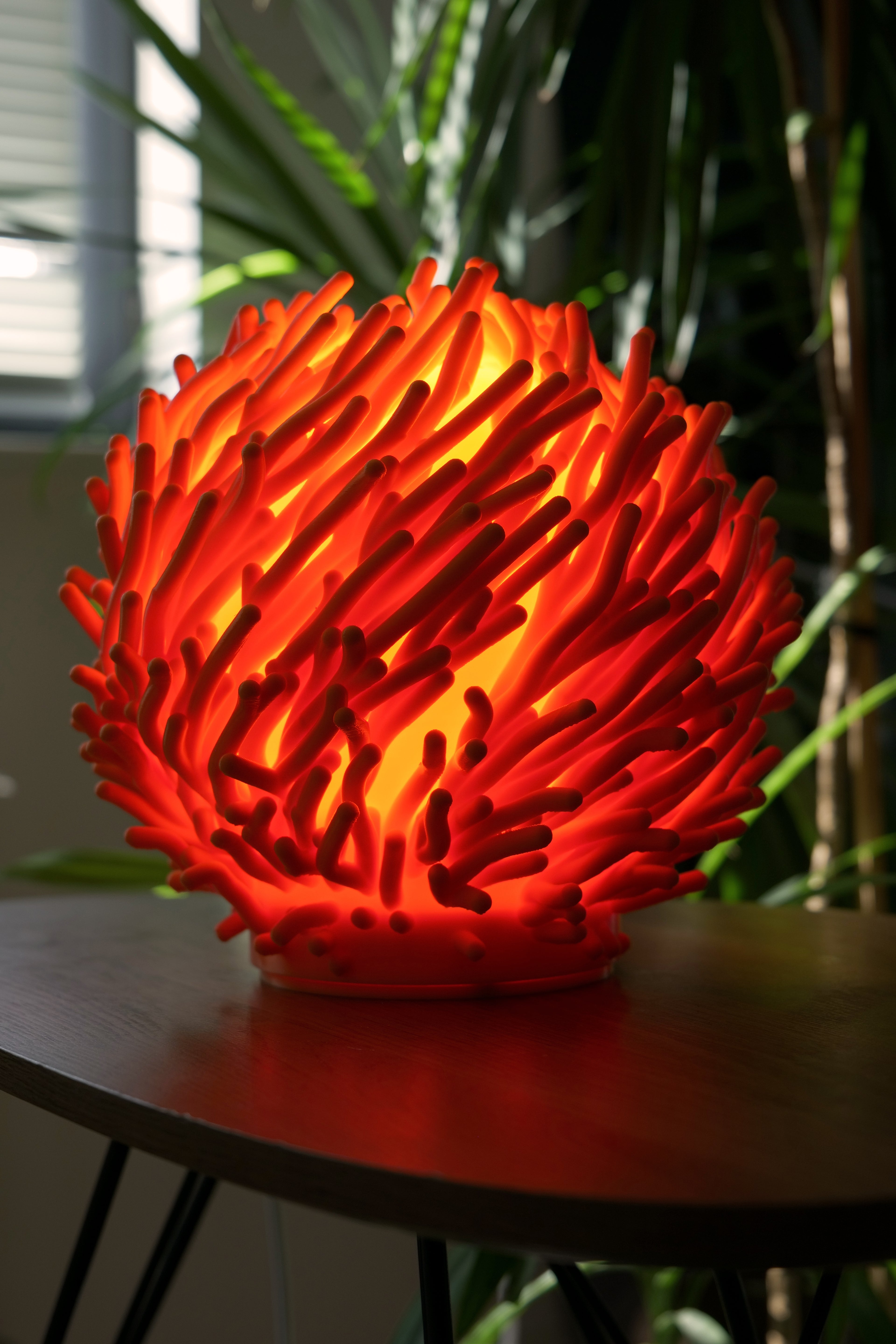 Korallen Skulpture Lampe