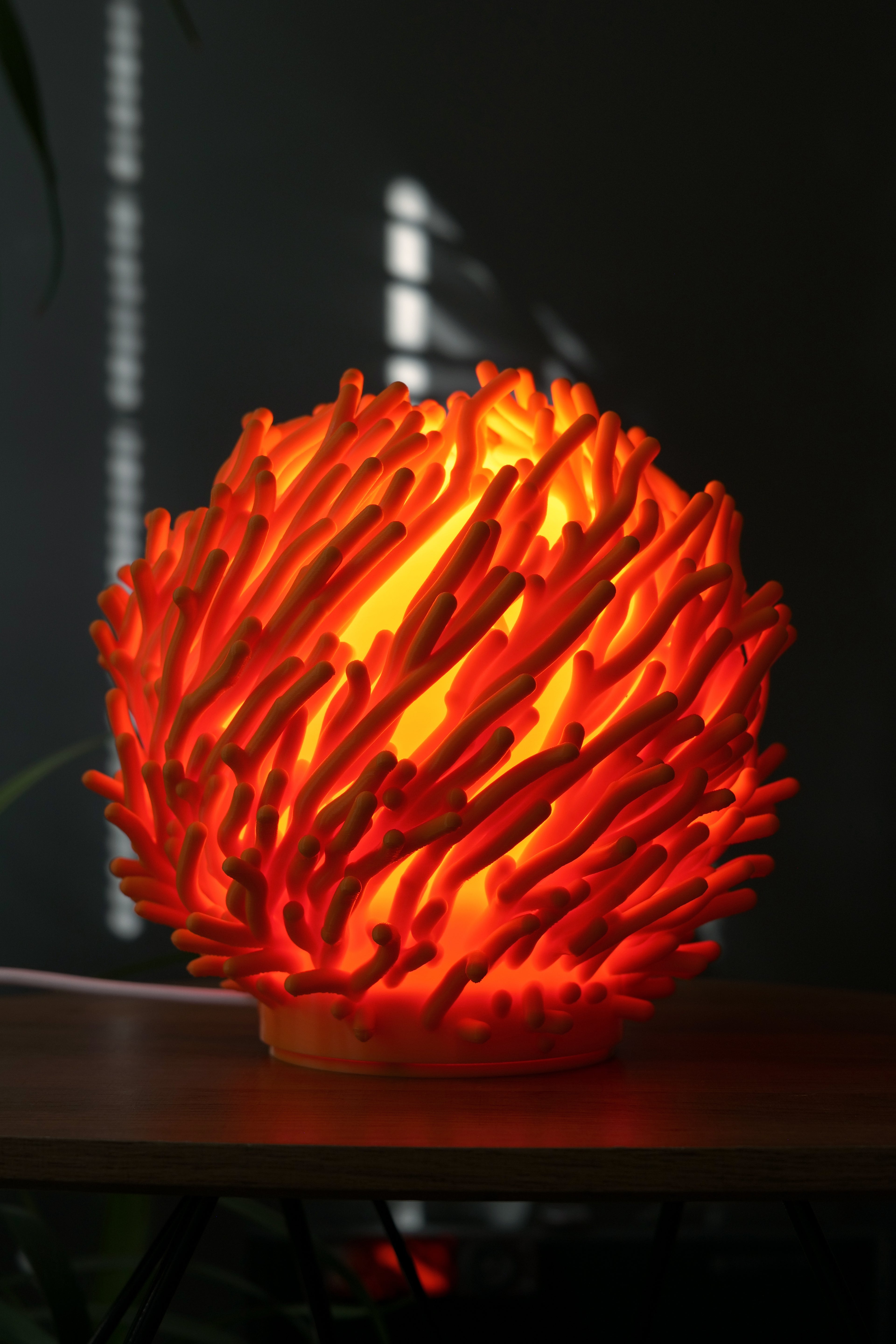 Korallen Skulpture Lampe