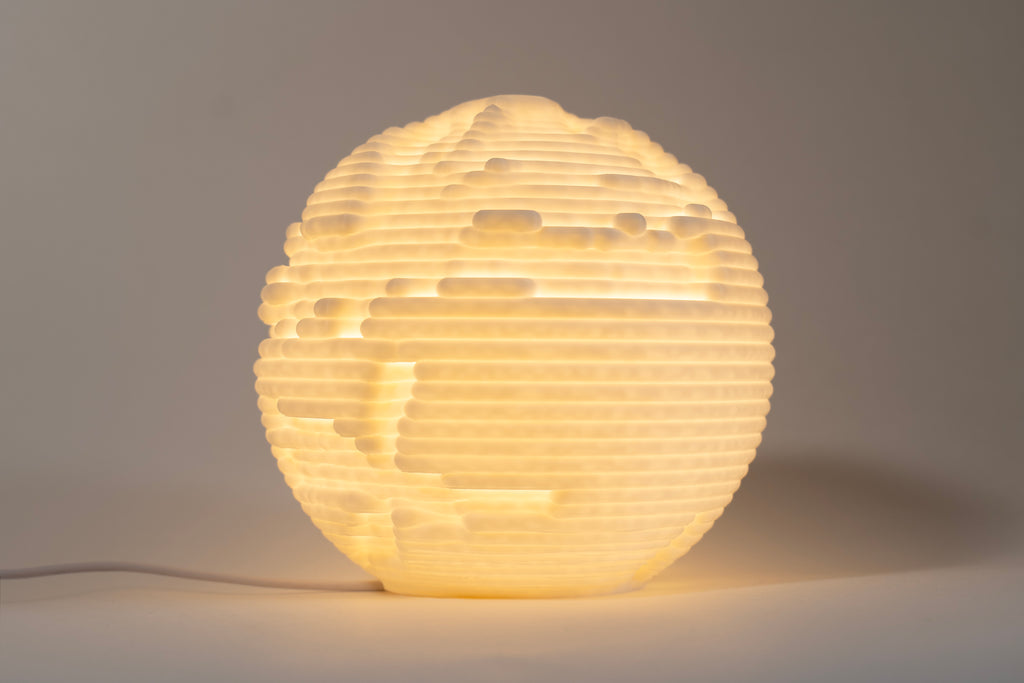 Erosions Skulptur LED Lampe