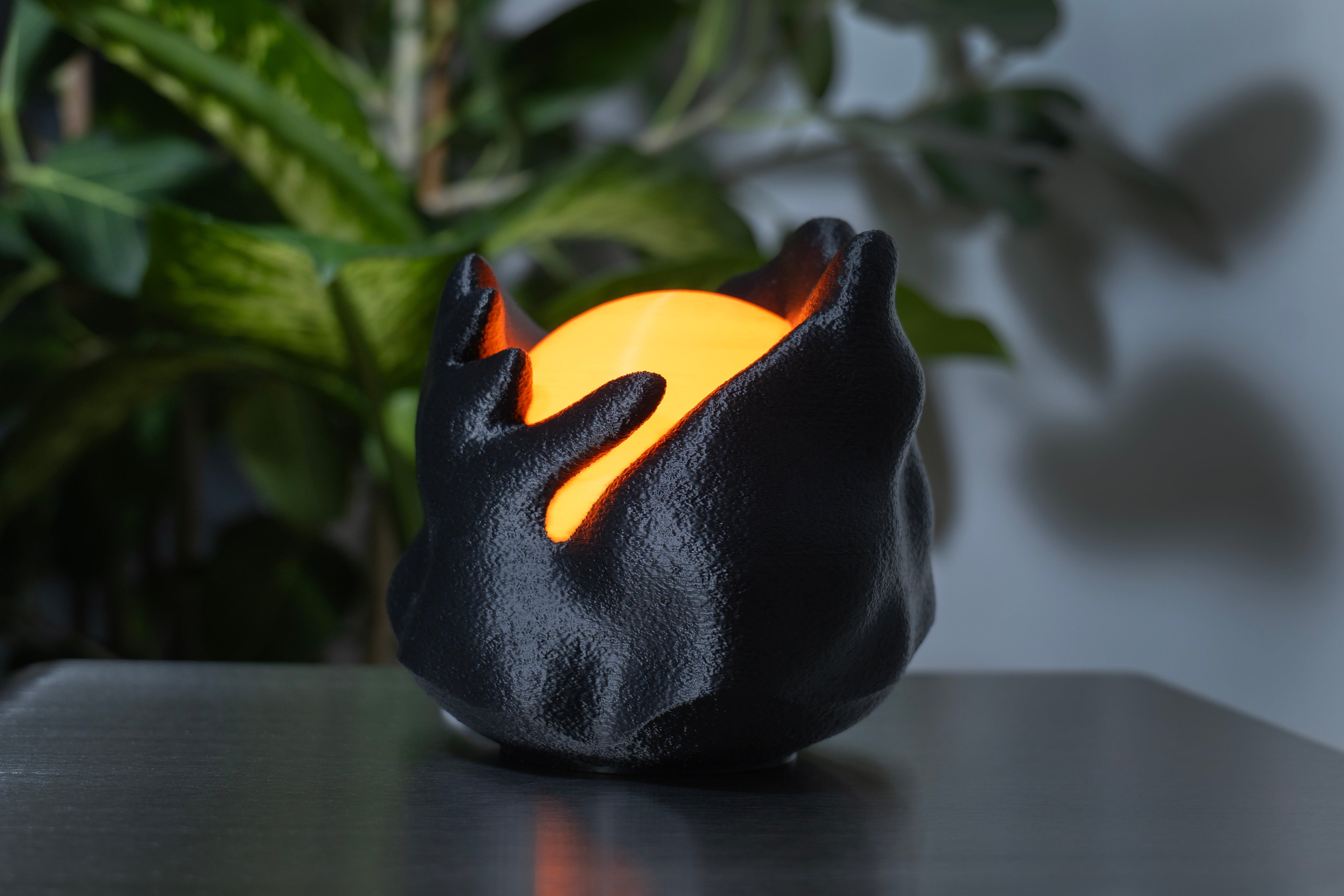 Magmaskulptur Lampe