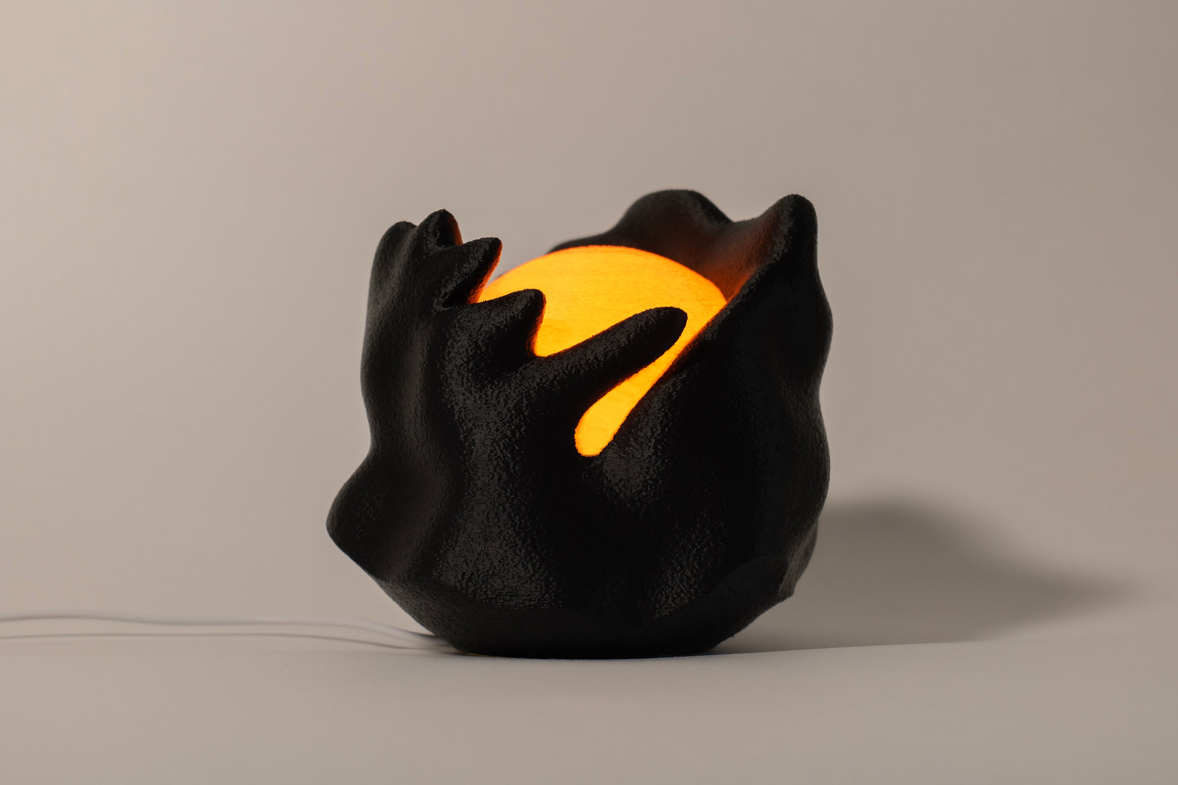 Magmaskulptur Lampe