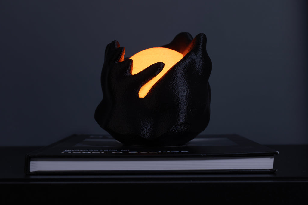 Magmaskulptur Lampe