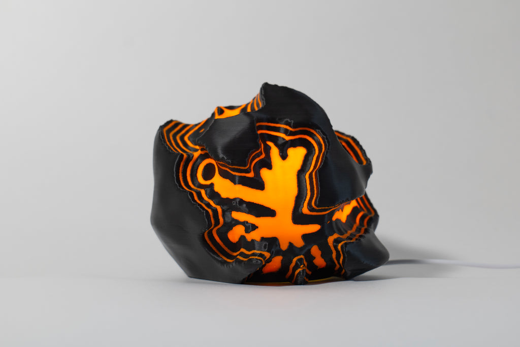 Feuer Skulptur LED Lampe