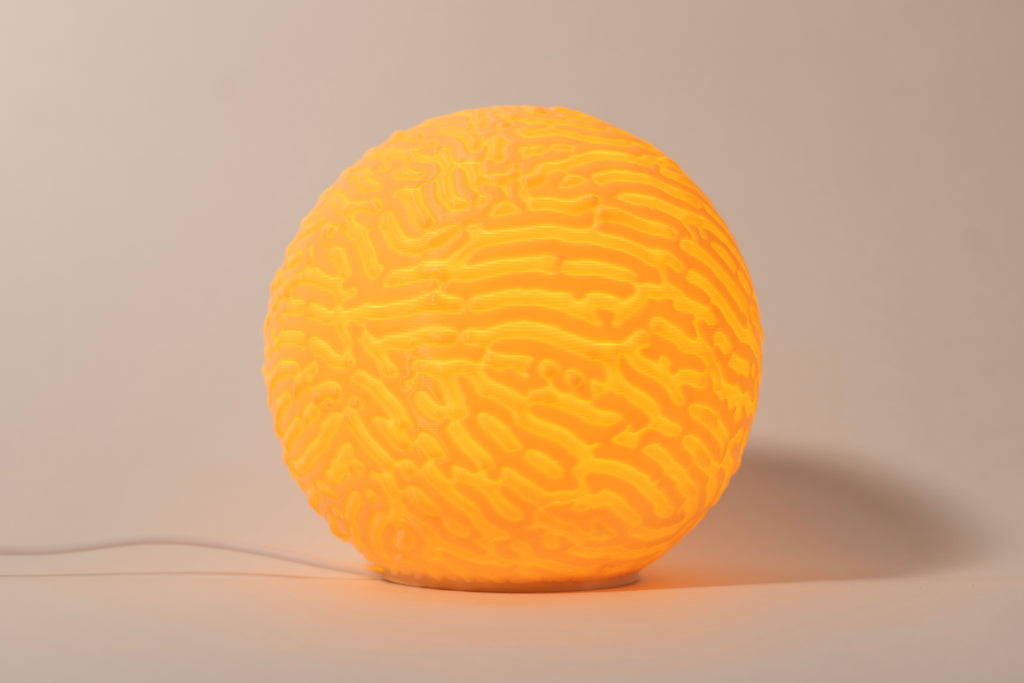 Selbstorganisierende Skulptur Lampe