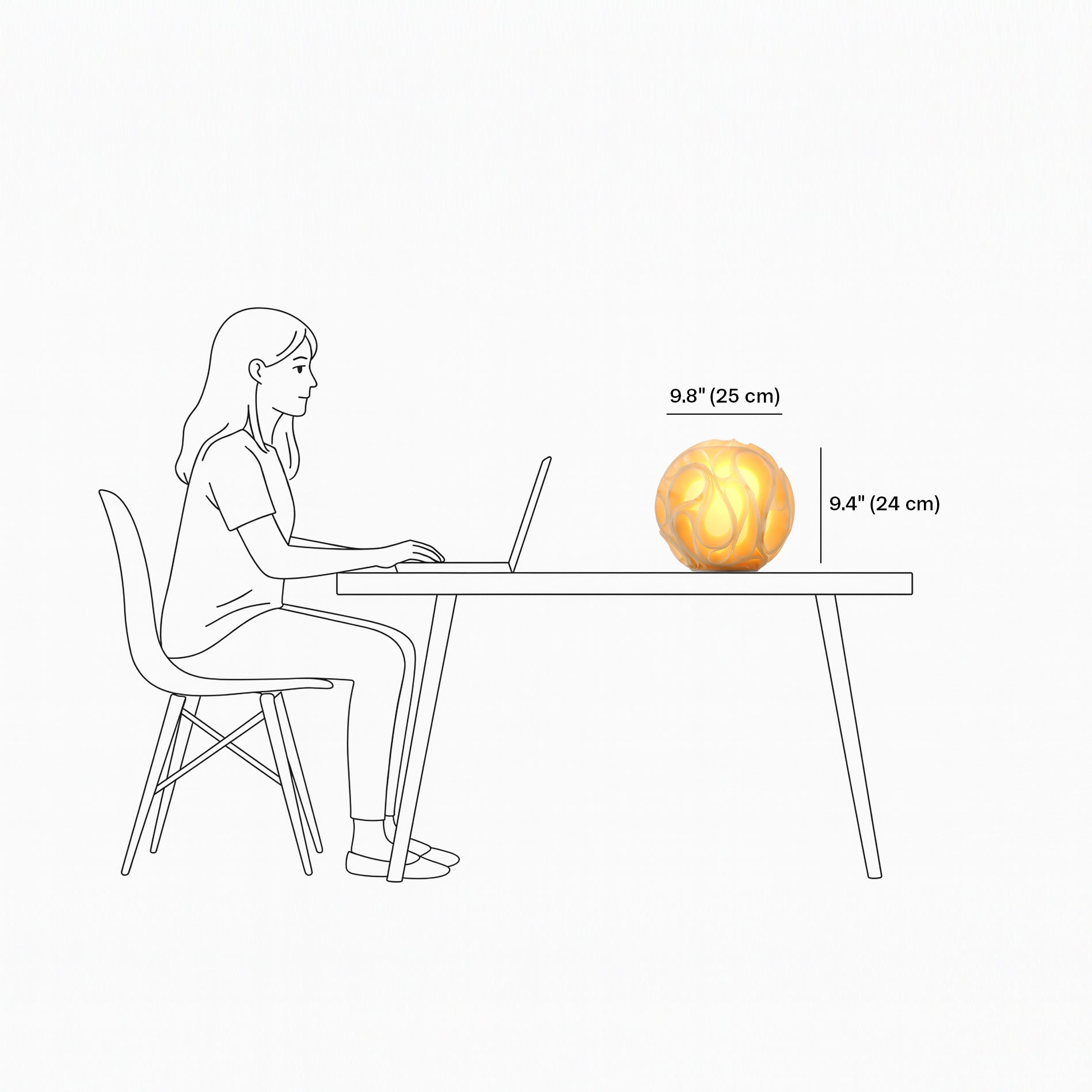 Schwerkraft Skulptur Lampe